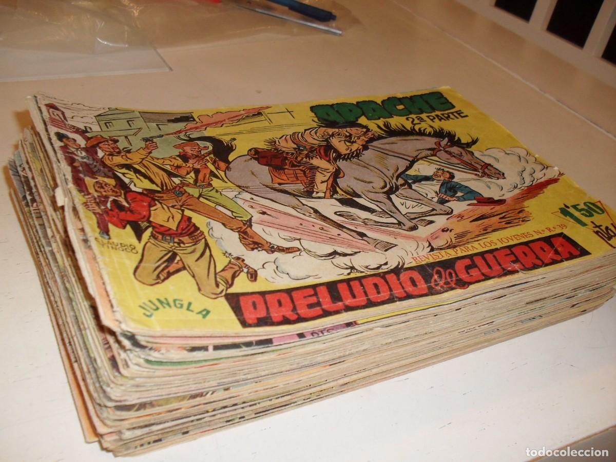Tebeos: (ORIGINAL),COLECCION COMPLETA APACHE 2&ordf; PARTE,DE CLAUDIO TINOCO,76 TEBEOS.MAGA,1960