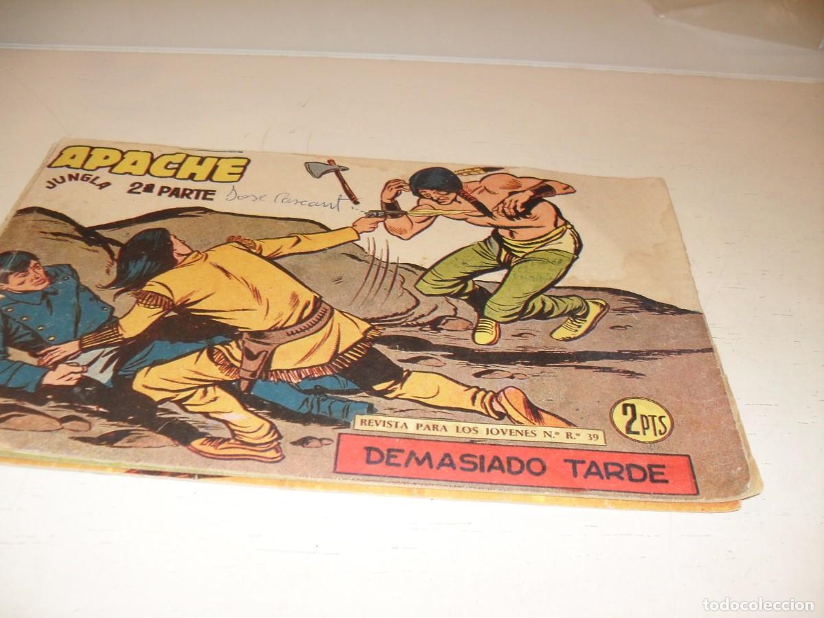 Tebeos: (ORIGINAL),COLECCION COMPLETA APACHE 2&ordf; PARTE,DE CLAUDIO TINOCO,76 TEBEOS.MAGA,1960 - Foto 5