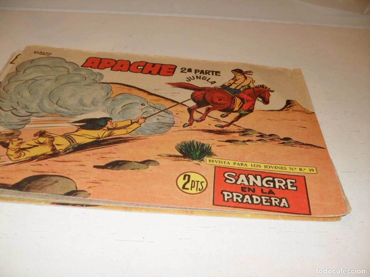 Tebeos: (ORIGINAL),COLECCION COMPLETA APACHE 2&ordf; PARTE,DE CLAUDIO TINOCO,76 TEBEOS.MAGA,1960 - Foto 6