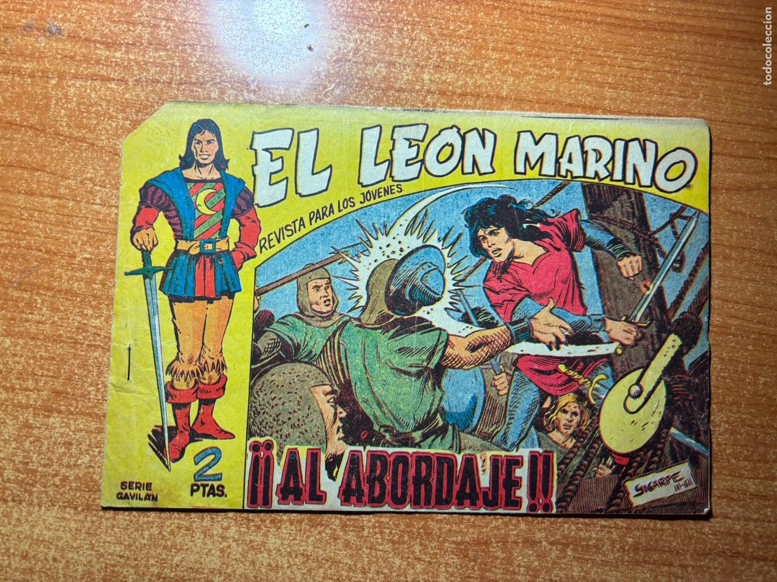 Tebeos: EL LEON MARINO N&ordm; 8 EDITORIAL MAGA ORIGINAL