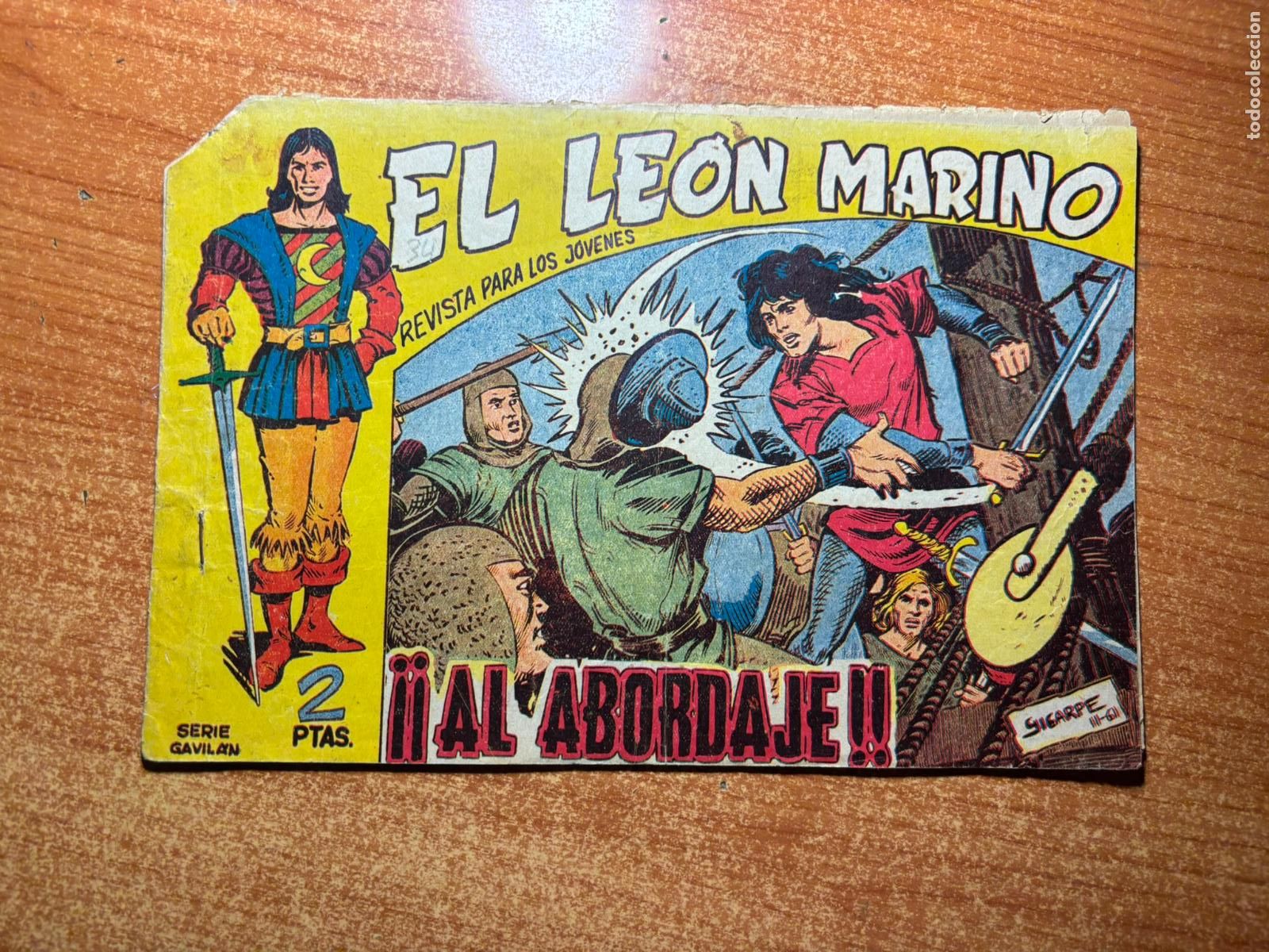 Tebeos: EL LEON MARINO N&ordm; 8 EDITORIAL MAGA ORIGINAL