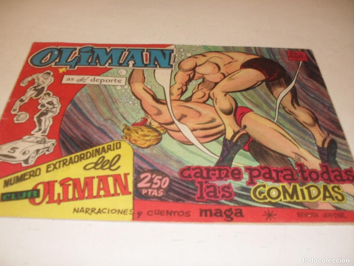 Tebeos: (ORIGINAL),OLIMAN N&ordm; EXTRAORDINARIO 4.DE 24,CARNE PARA TODAS LAS COMIDAS.MAGA,1961