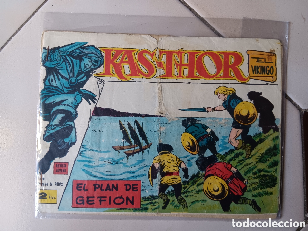 Tebeos: TEBEOS-COMICS GOYO ● KAS THOR EL VIKINGO 45 ● MAGA 1963 ● AA99 X0224 ●