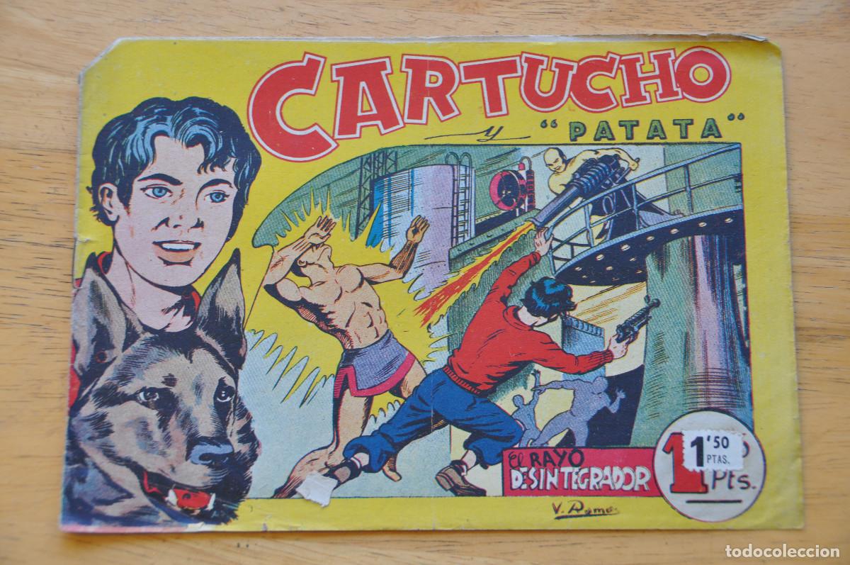 Tebeos: COMIC - CARTUCHO Y &rdquo;PATATA&rdquo; N&ordm;7 - EL RAYO DESINTEGRADOR - EDITORIAL MAGA