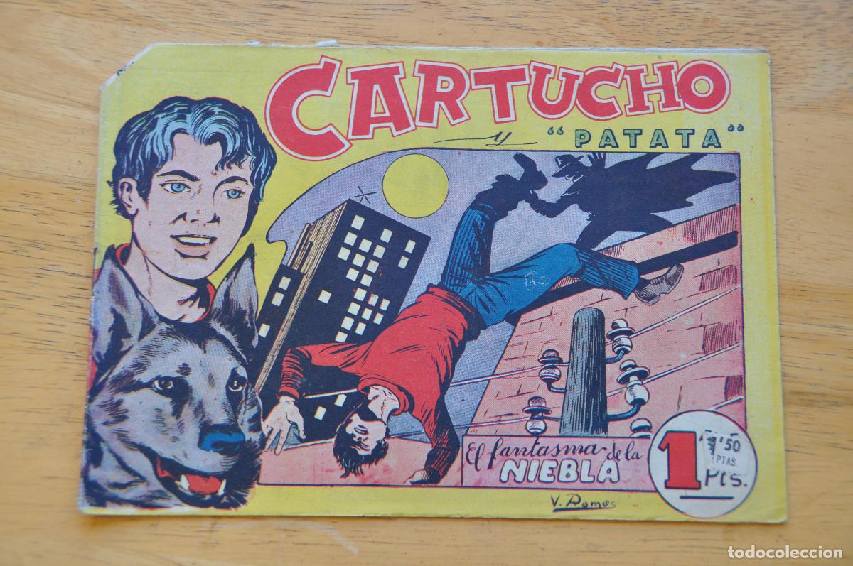 Tebeos: COMIC - CARTUCHO Y &rdquo;PATATA&rdquo; N&ordm;12 - EL FANTASMA DE LA NIEBLA - EDITORIAL MAGA