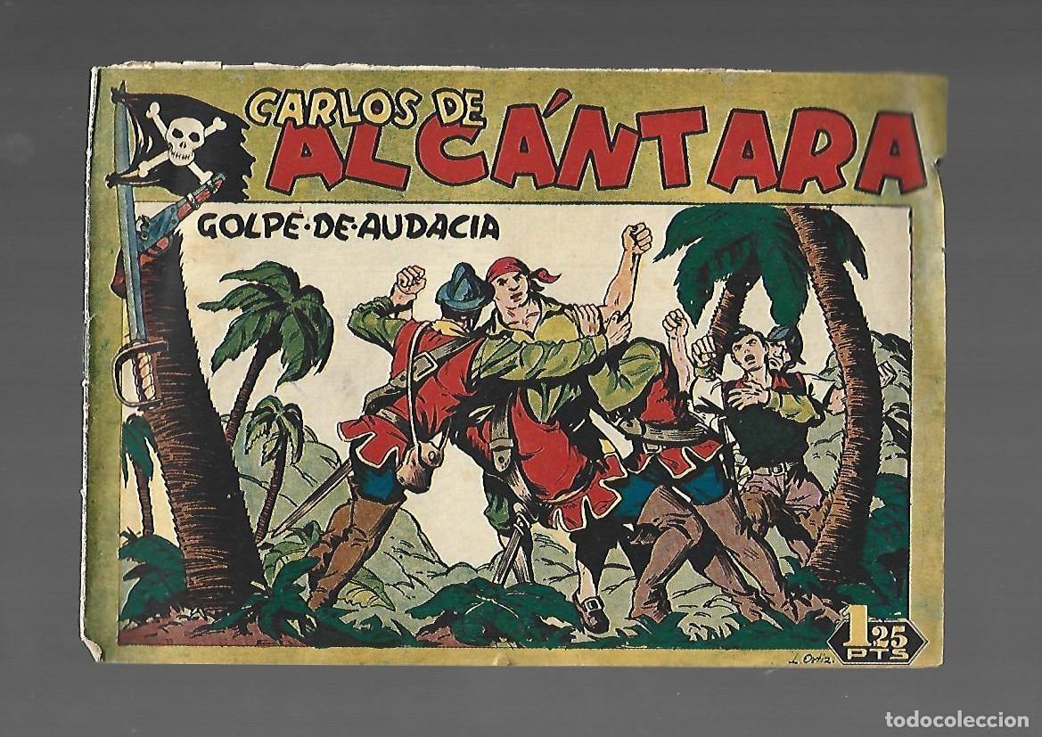 Tebeos: Carlos de Alcantara, 17: golpe de audacia, 1955, Maga, buen estado