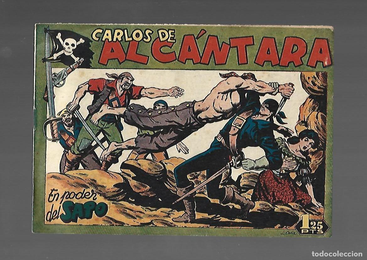 Tebeos: Carlos de Alcantara, 15: en poder del Sapo, 1955, Maga, buen estado