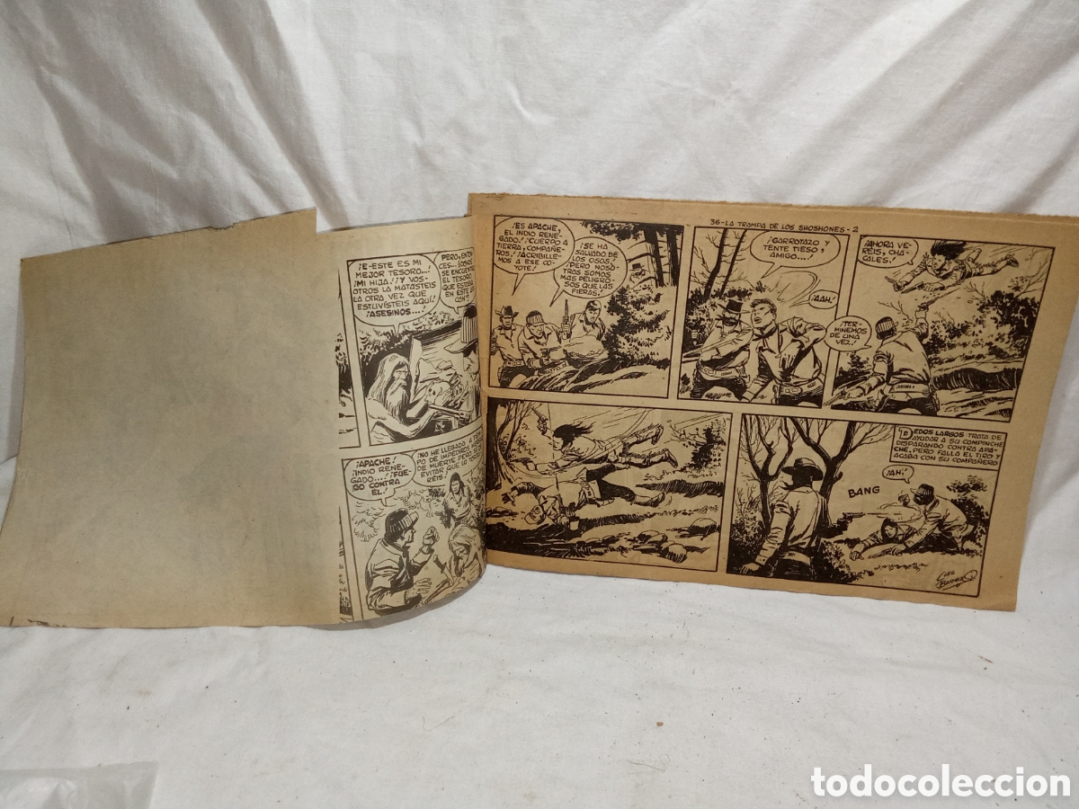 Tebeos: APACHE, LAS TRAMPAS DE LOS SHOSHONES, EDITORIAL MAGA ORIGINAL - Foto 2