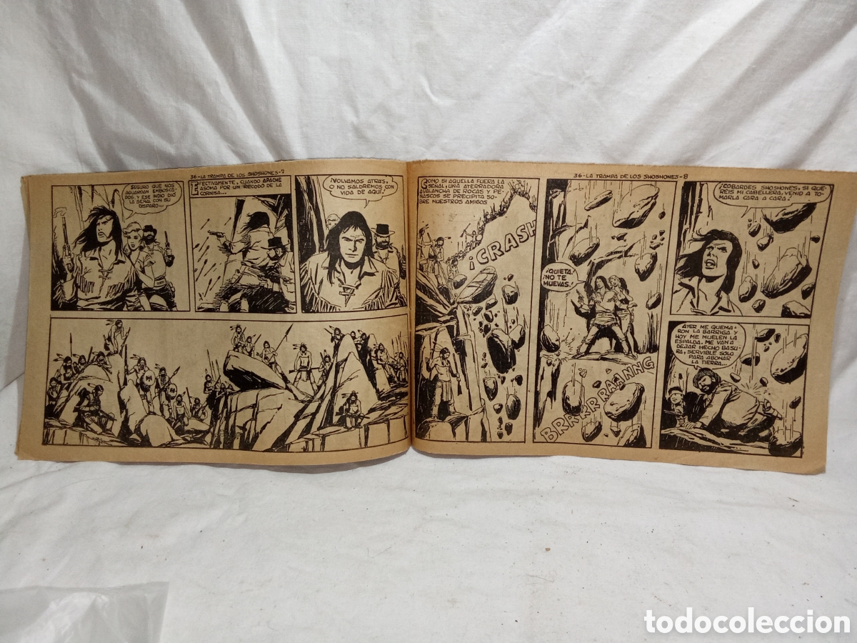 Tebeos: APACHE, LAS TRAMPAS DE LOS SHOSHONES, EDITORIAL MAGA ORIGINAL - Foto 4