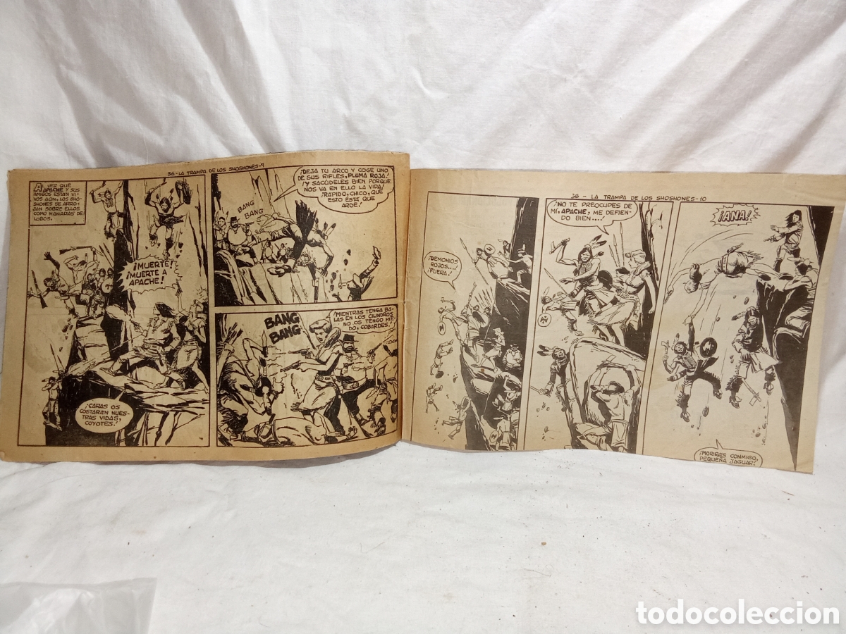 Tebeos: APACHE, LAS TRAMPAS DE LOS SHOSHONES, EDITORIAL MAGA ORIGINAL - Foto 5