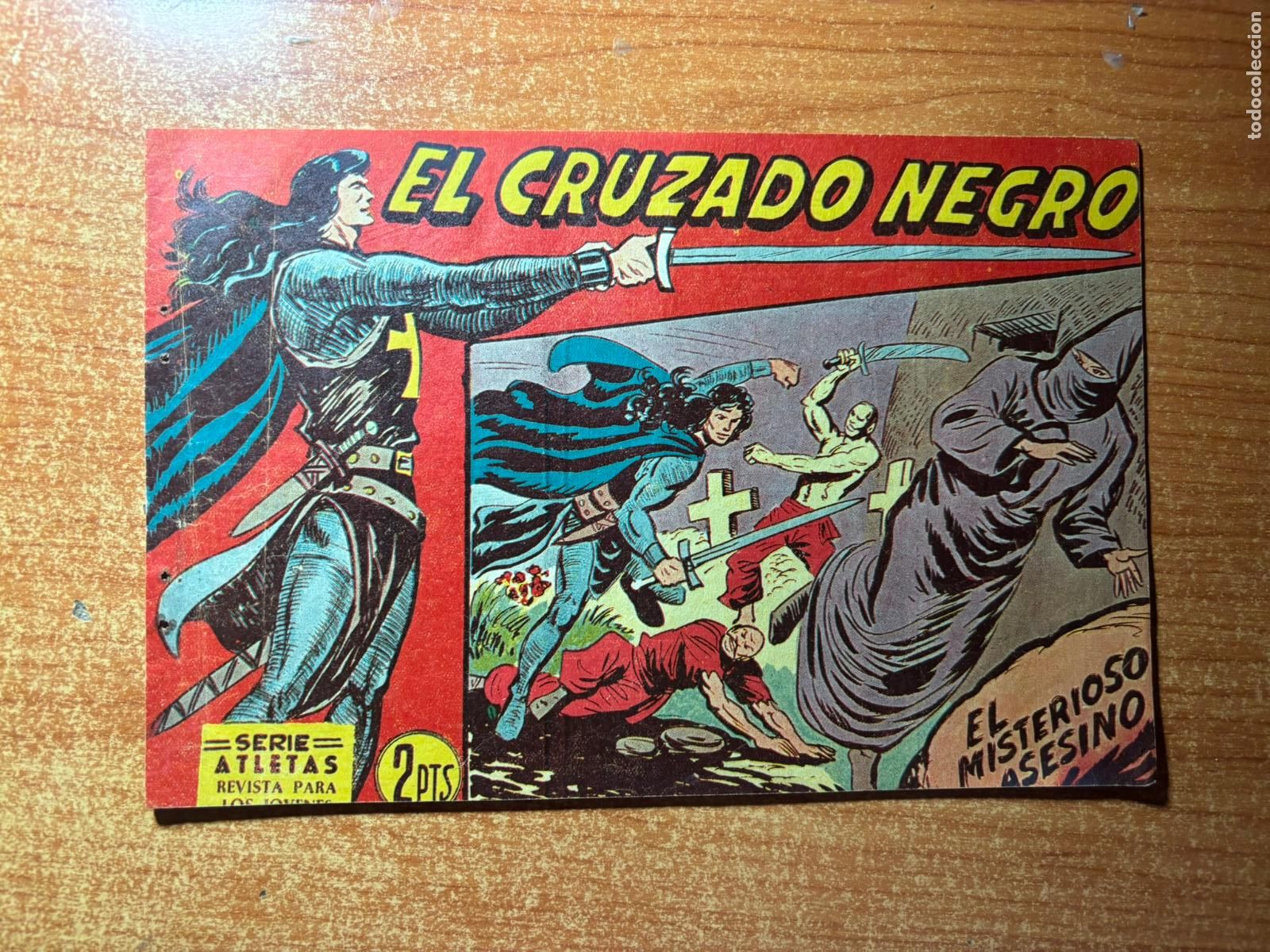 Tebeos: EL CRUZADO NEGRO N &ordm; 52 EDITORIAL MAGA ORIGINAL