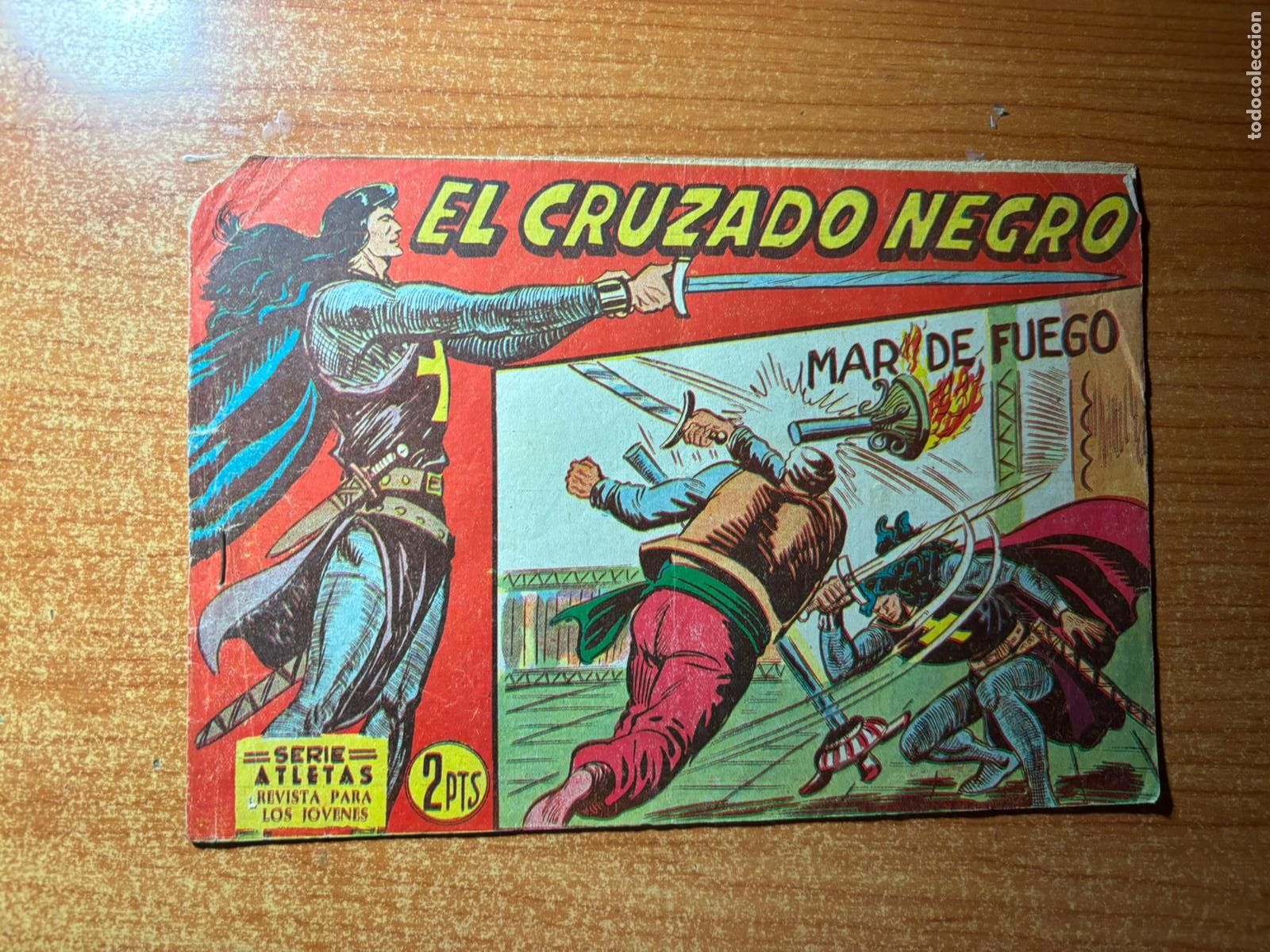 Tebeos: EL CRUZADO NEGRO N &ordm; 37 EDITORIAL MAGA ORIGINAL