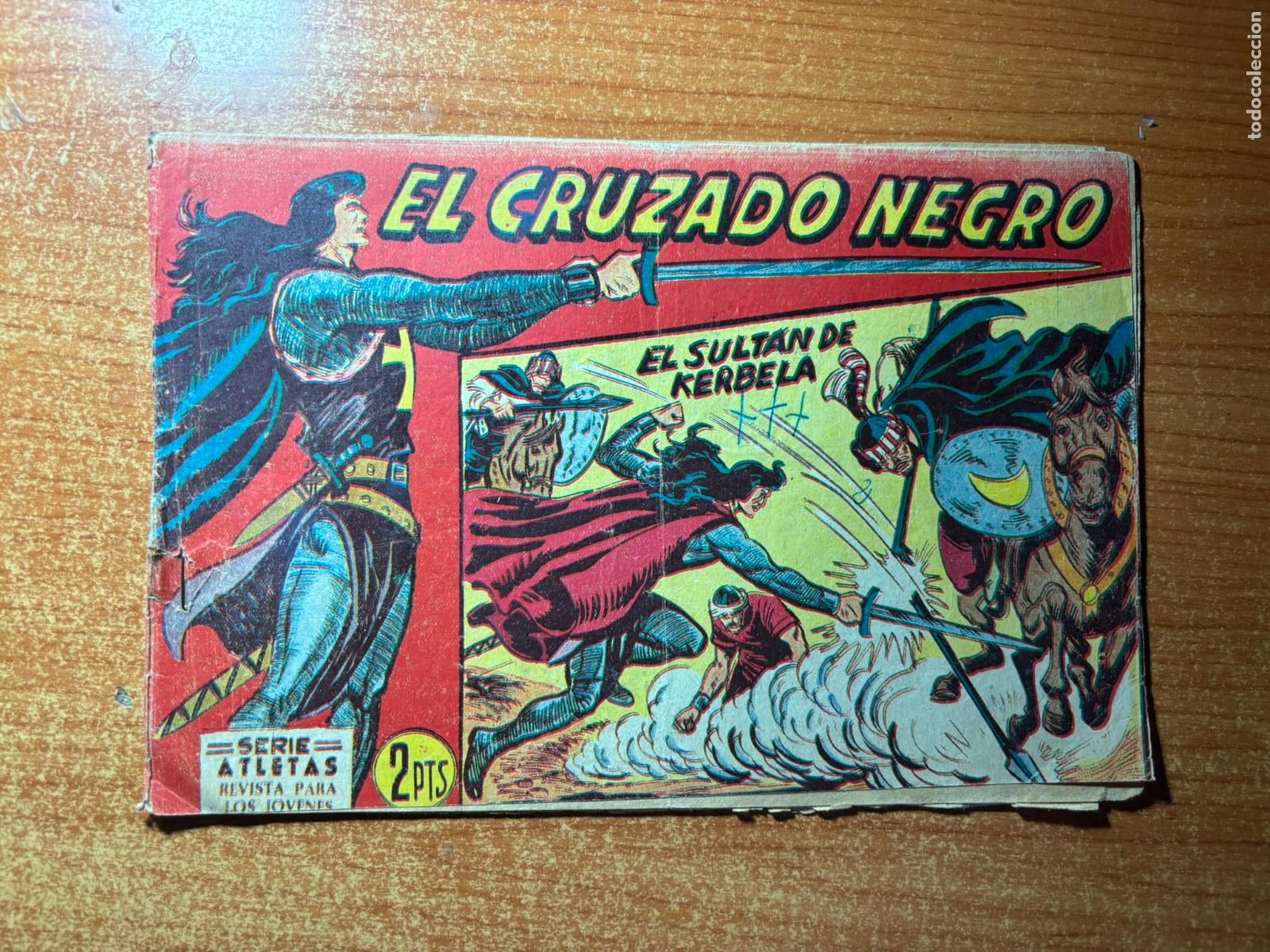 Tebeos: EL CRUZADO NEGRO N &ordm; 34 EDITORIAL MAGA ORIGINAL