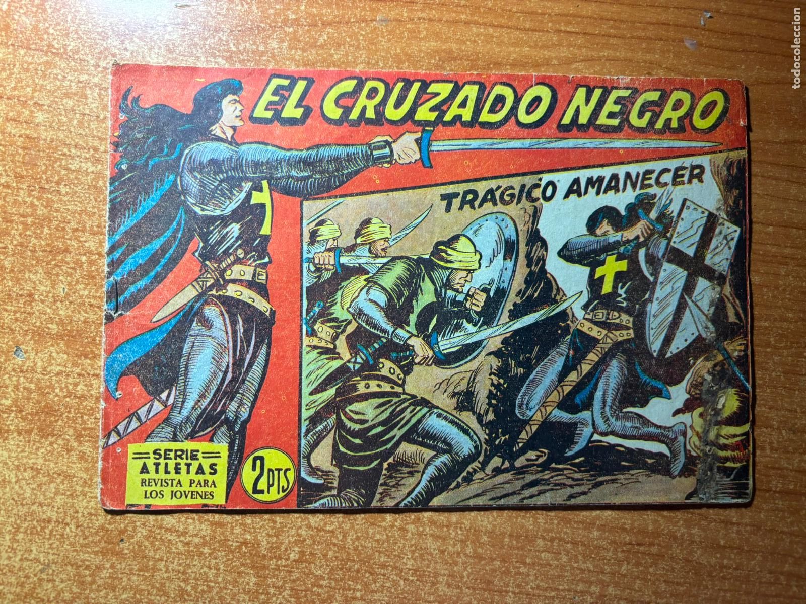 Tebeos: EL CRUZADO NEGRO N &ordm; 24 EDITORIAL MAGA ORIGINAL