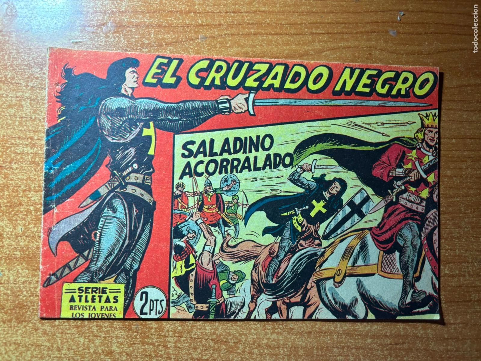 Tebeos: EL CRUZADO NEGRO N &ordm; 20 EDITORIAL MAGA ORIGINAL