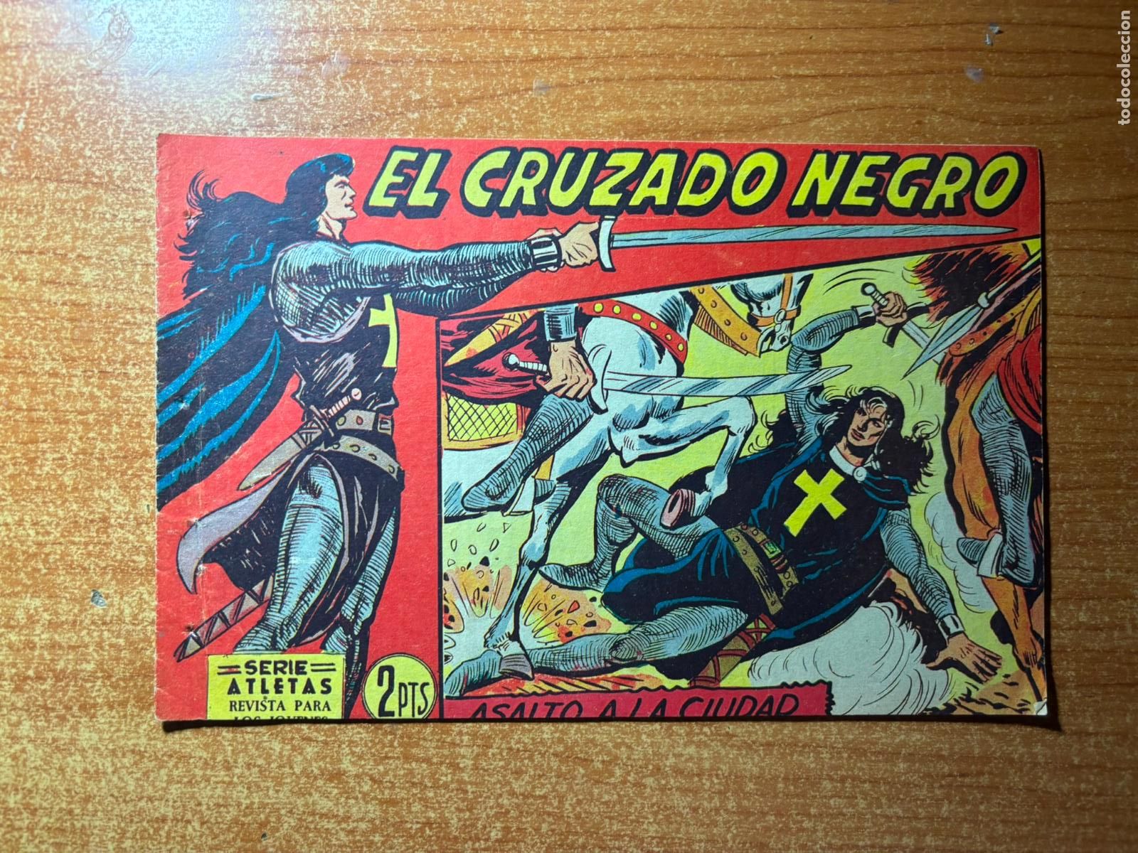 Tebeos: EL CRUZADO NEGRO N &ordm; 19 EDITORIAL MAGA ORIGINAL