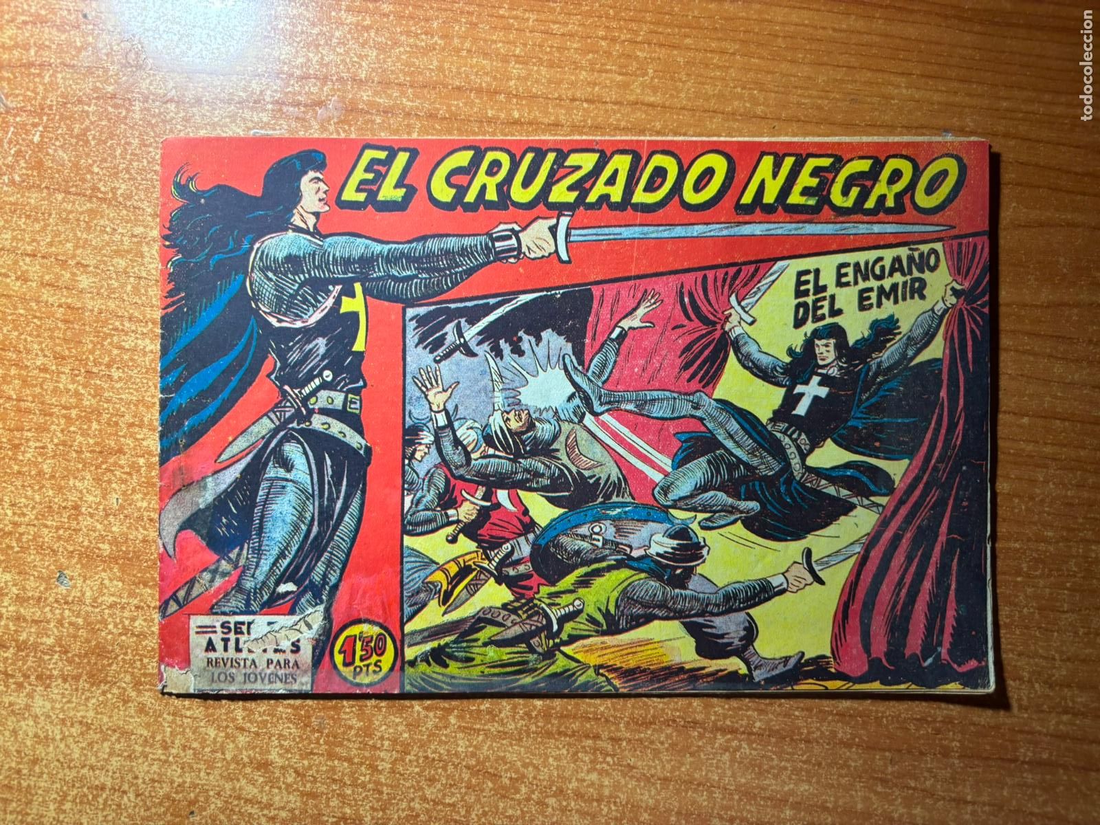 Tebeos: EL CRUZADO NEGRO N &ordm; 6 EDITORIAL MAGA ORIGINAL