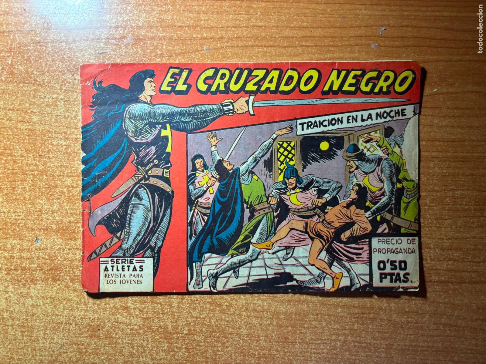 Tebeos: EL CRUZADO NEGRO N&ordm; 1 EDITORIAL MAGA ORIGINAL