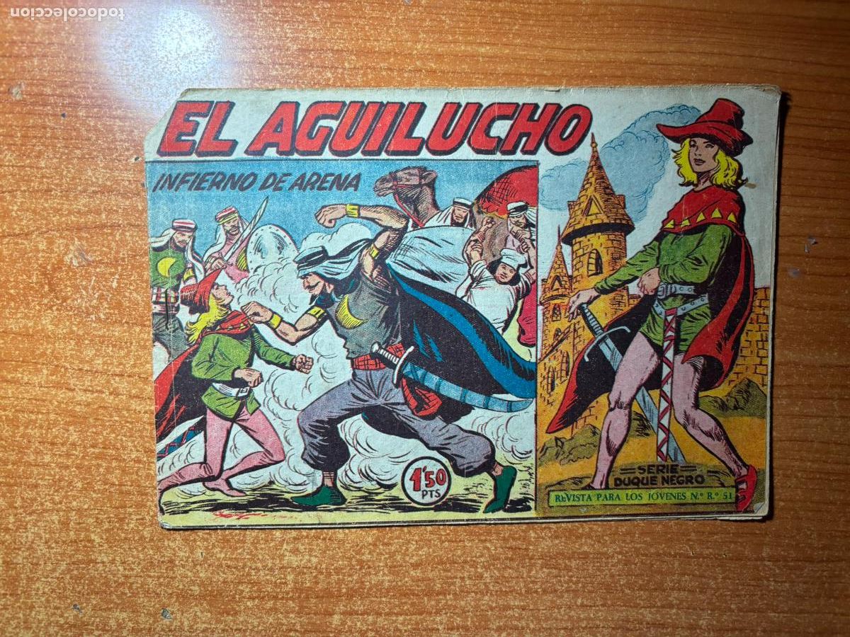 Tebeos: EL AGUILUCHO N&ordm; 44 EDITORIAL MAGA ORIGINAL
