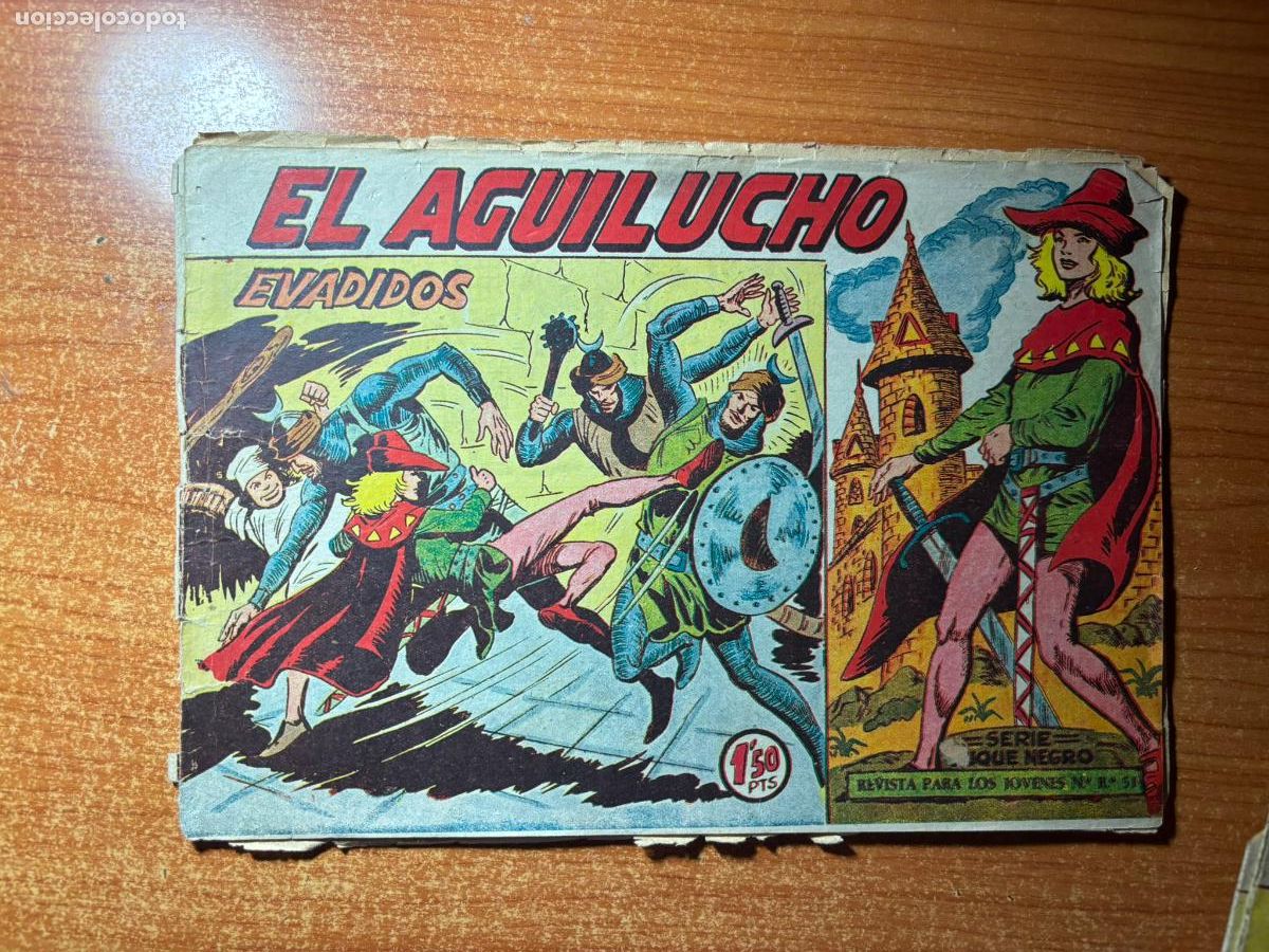 Tebeos: EL AGUILUCHO N&ordm; 38 EDITORIAL MAGA ORIGINAL