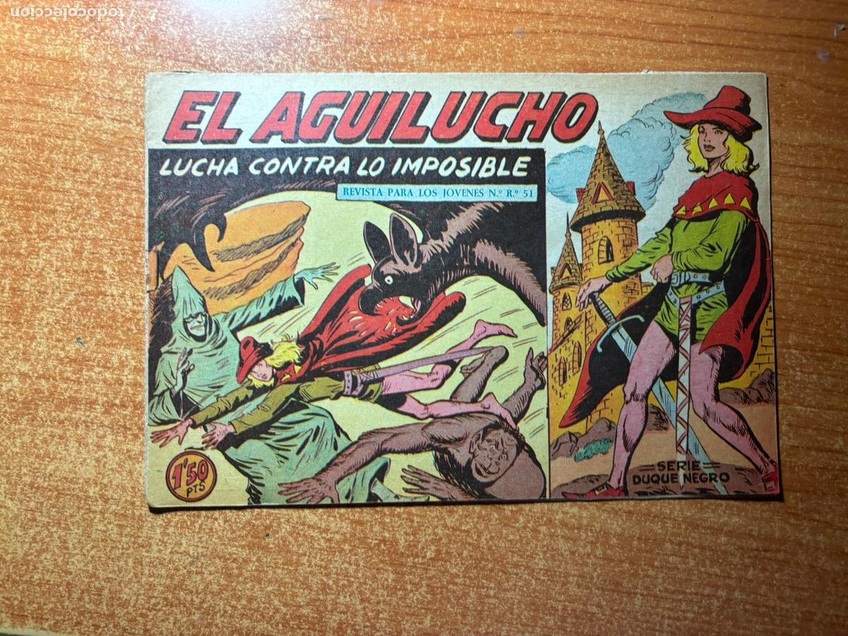 Tebeos: EL AGUILUCHO N&ordm; 10 EDITORIAL MAGA ORIGINAL