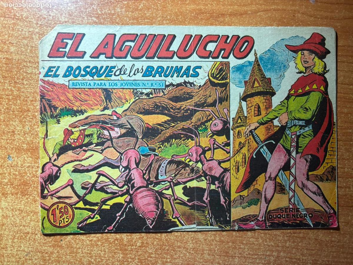 Tebeos: EL AGUILUCHO N&ordm; 7 EDITORIAL MAGA ORIGINAL