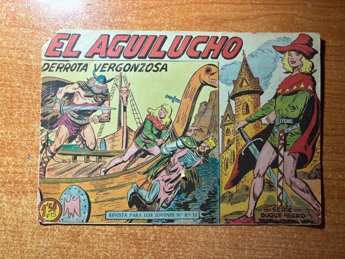 Tebeos: EL AGUILUCHO N&ordm; 4 EDITORIAL MAGA ORIGINAL