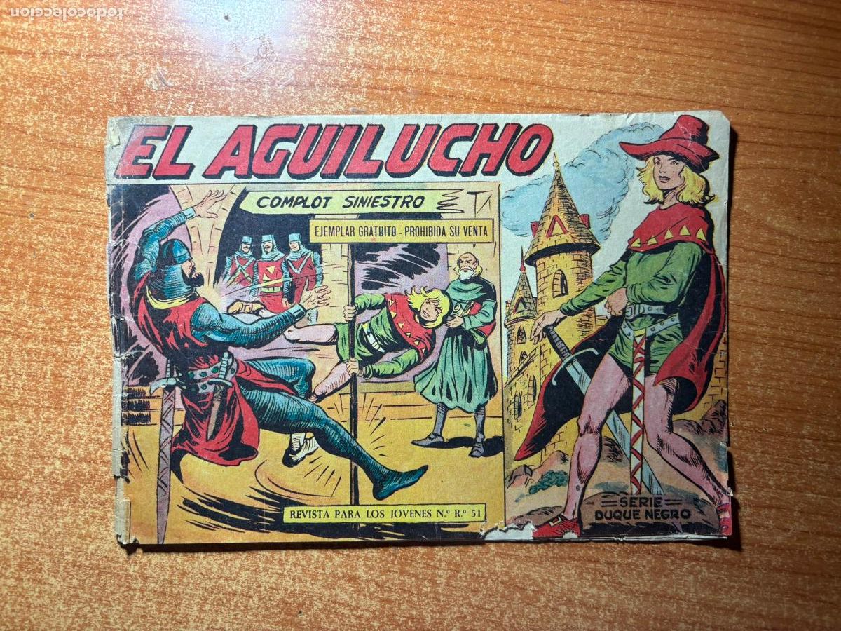Tebeos: EL AGUILUCHO N&ordm; 1 EDITORIAL MAGA ORIGINAL
