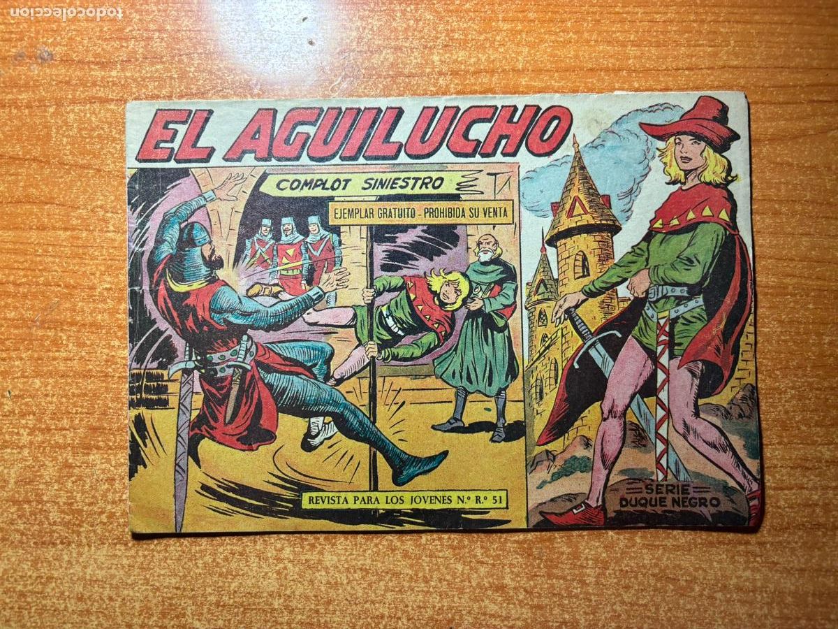 Tebeos: EL AGUILUCHO N&ordm; 1 EDITORIAL MAGA ORIGINAL