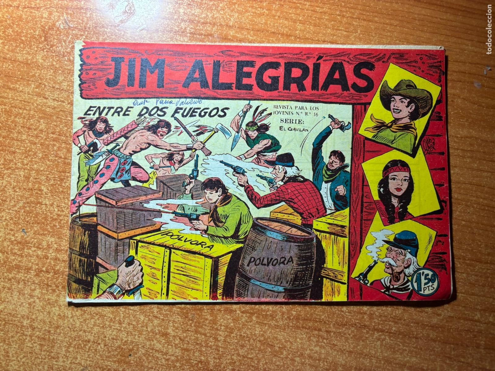 Tebeos: JIM ALEGRIAS N&ordm; 24 EDITORIAL MAGA ORIGINAL