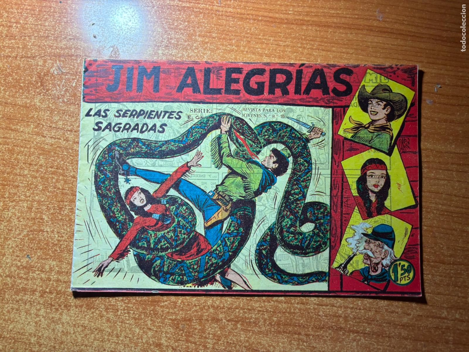 Tebeos: JIM ALEGRIAS N&ordm; 20 EDITORIAL MAGA ORIGINAL