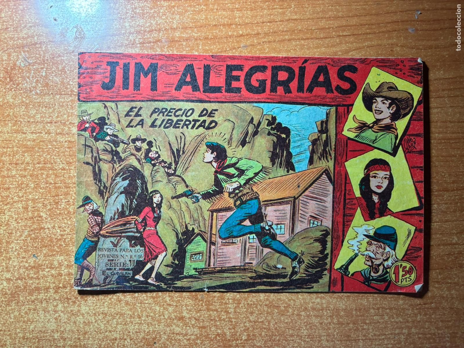 Tebeos: JIM ALEGRIAS N&ordm; 13 EDITORIAL MAGA ORIGINAL
