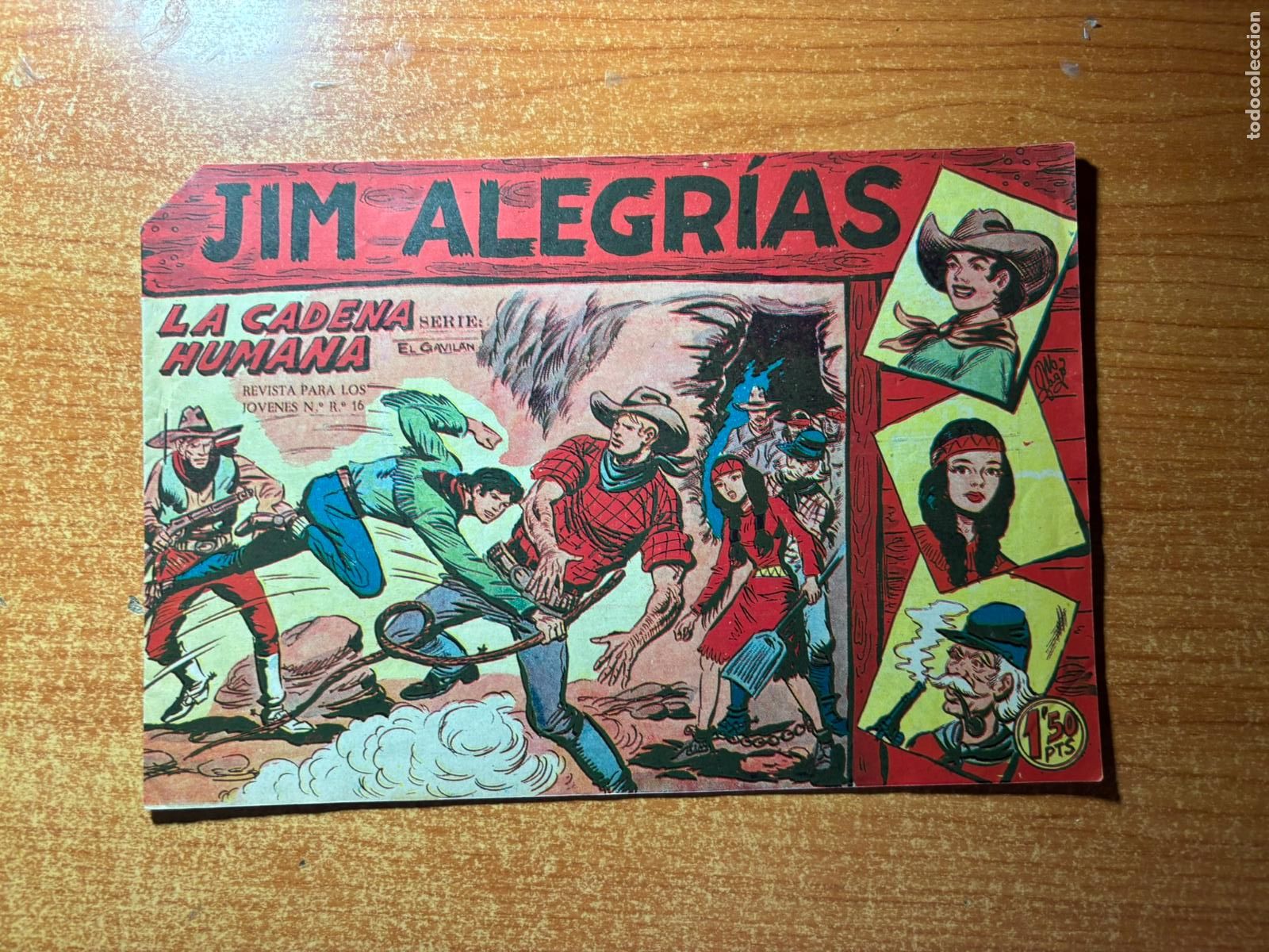 Tebeos: JIM ALEGRIAS N&ordm; 8 EDITORIAL MAGA ORIGINAL
