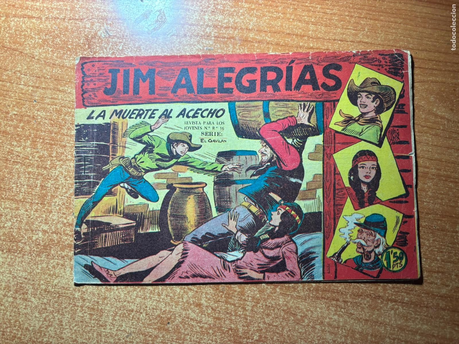 Tebeos: JIM ALEGRIAS N&ordm; 23 EDITORIAL MAGA ORIGINAL