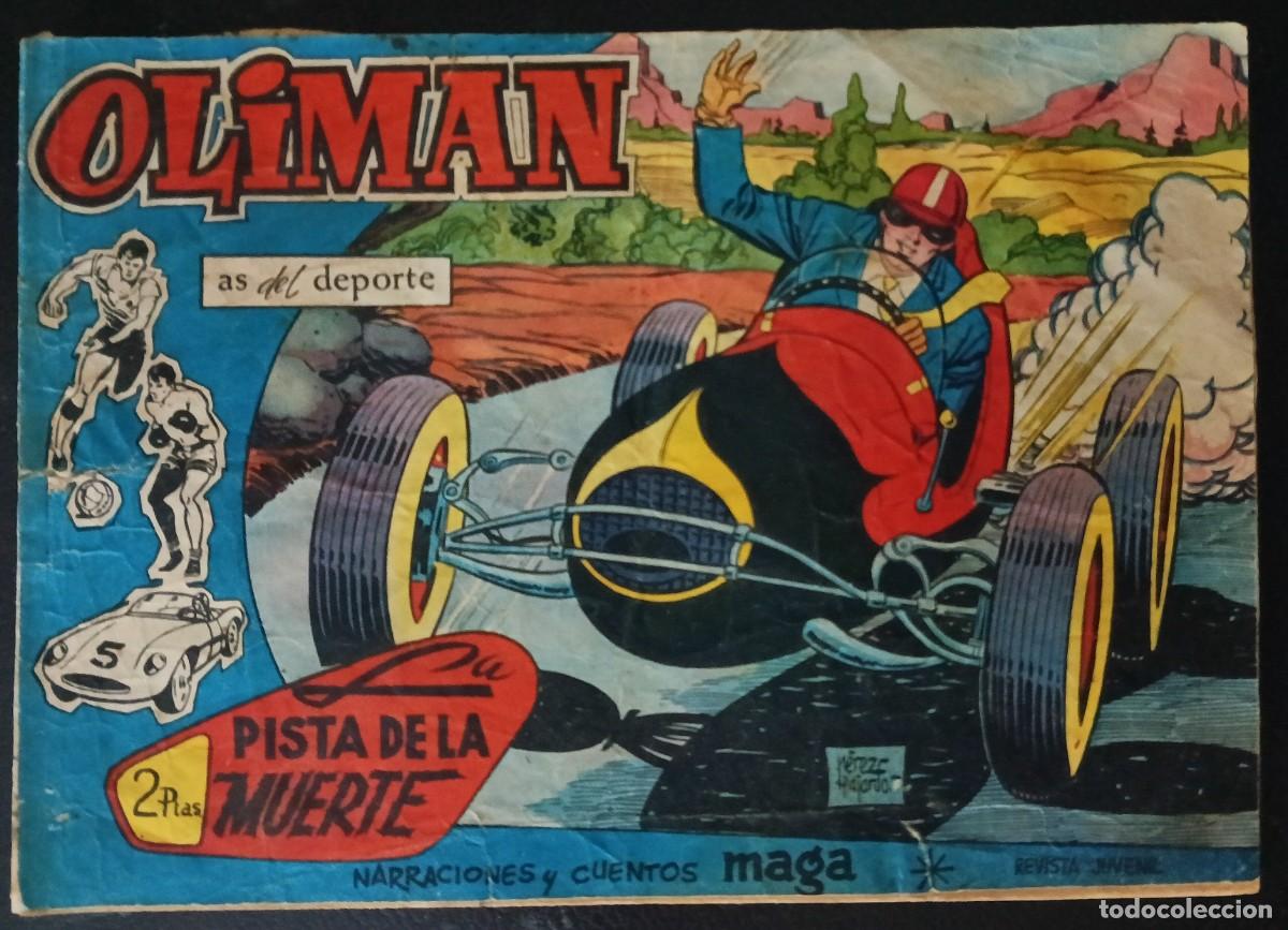Tebeos: OLIM&Aacute;N-AS DEL DEPORTE-MAGA- N&ordm; 21 -LA PISTA DE LA MUERTE-1961-R. ACEDO-AT. MADRID-REGULAR-VEA-1764