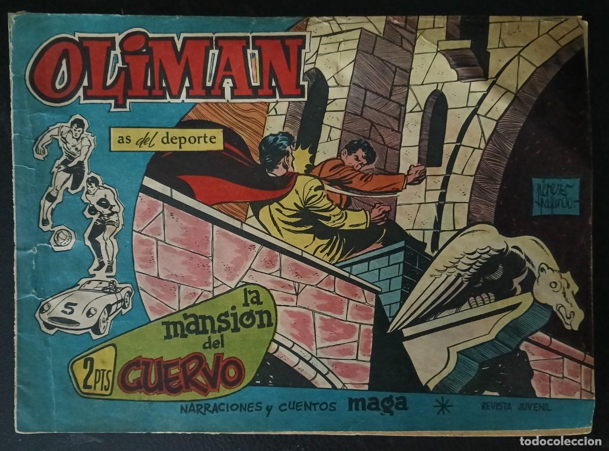 Tebeos: OLIM&Aacute;N-AS DEL DEPORTE-MAGA- N&ordm; 35 -LA MANSI&Oacute;N DEL CUERVO-1961-R.ACEDO-LEVANTE UD -CORRECTO-VEA-1765