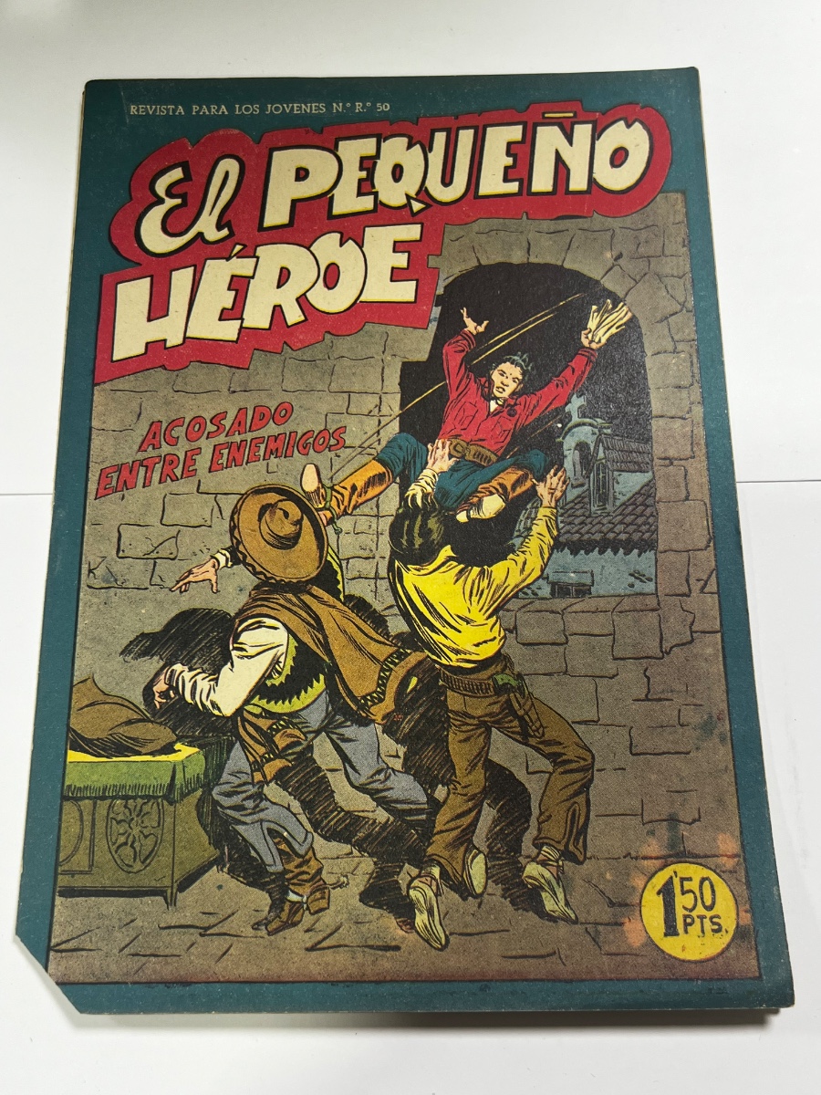 Tebeos: EL PEQUE&Ntilde;O H&Eacute;ROE. ACOSADO ENTRE ENEMIGO. N&deg; 23. EDITORIAL MAGA.