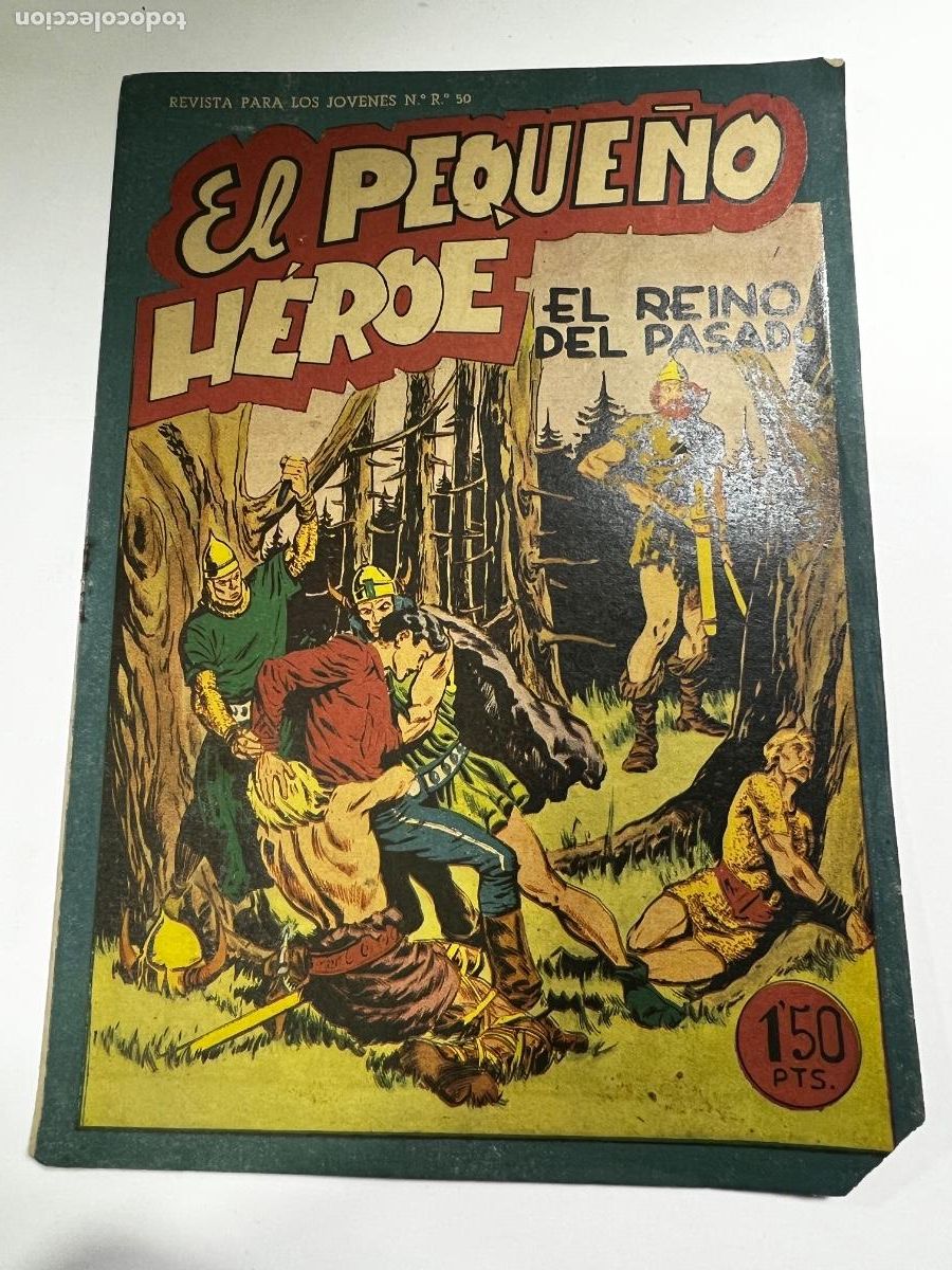 Tebeos: EL PEQUE&Ntilde;O H&Eacute;ROE. EL REINO DEL PASADO. N&deg; 34. EDITORIAL MAGA.