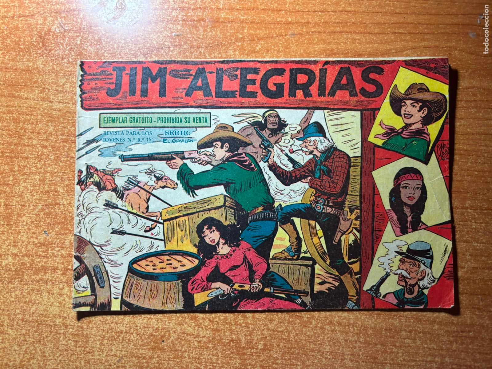 Tebeos: JIM ALEGRIAS N&ordm; 1 EDITORIAL MAGA ORIGINAL