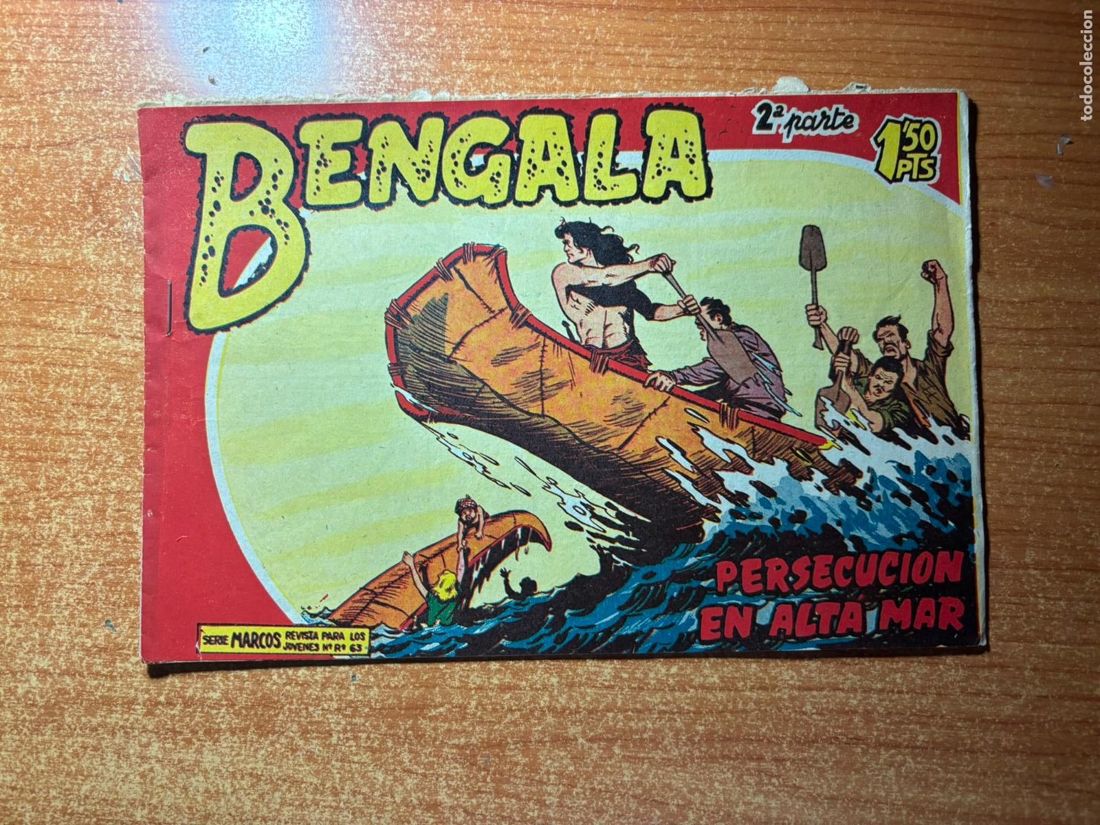 Tebeos: BENGALA N&ordm; 13 2 &ordf; PARTE EDITORIAL MAGA ORIGINAL
