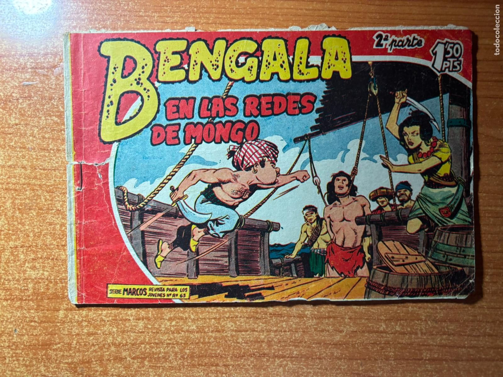 Tebeos: BENGALA N&ordm; 9 2 &ordf; PARTE EDITORIAL MAGA ORIGINAL