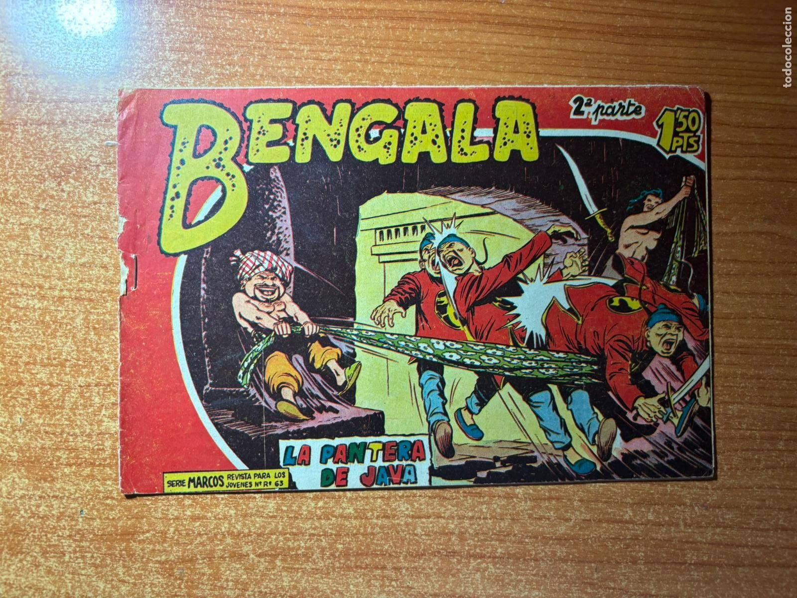 Tebeos: BENGALA N&ordm; 6 2 &ordf; PARTE EDITORIAL MAGA ORIGINAL