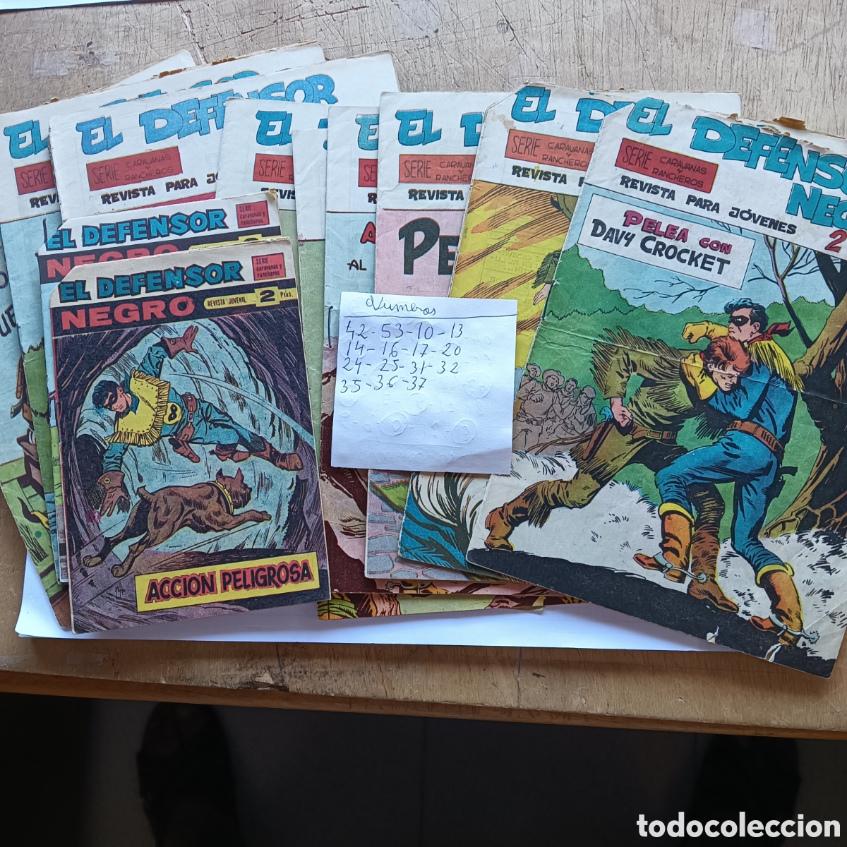 Tebeos: EL DEFENSOR NEGRO EDI.MAGA LOTE 15M ORIGINAL