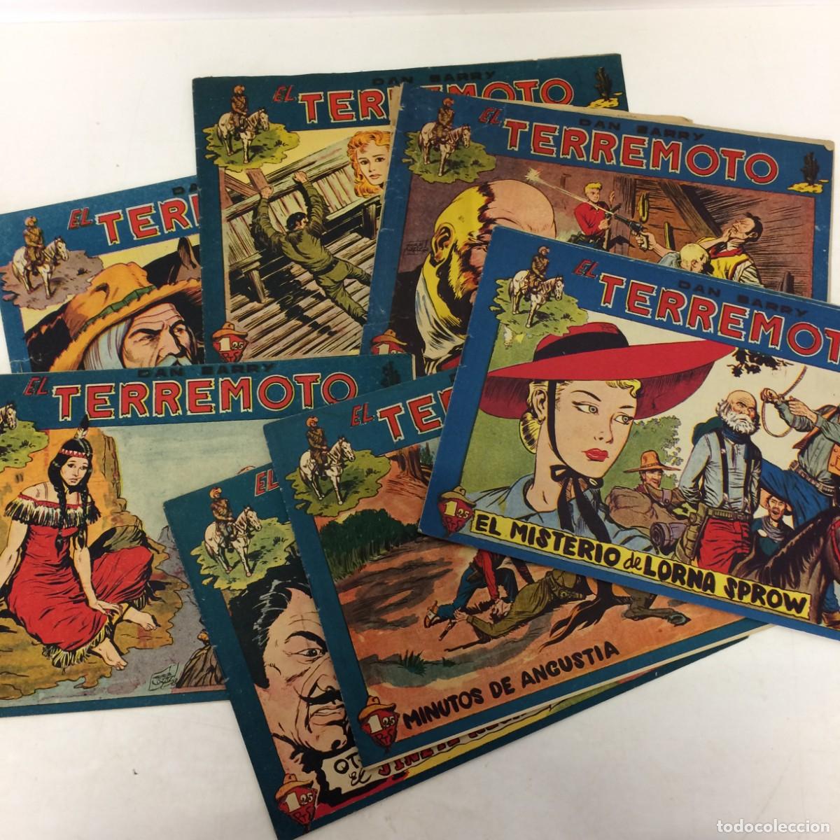 Tebeos: Lote de 8 Comics Editorial Maga - Dan Barry El Terremoto - Diferentes Numeros