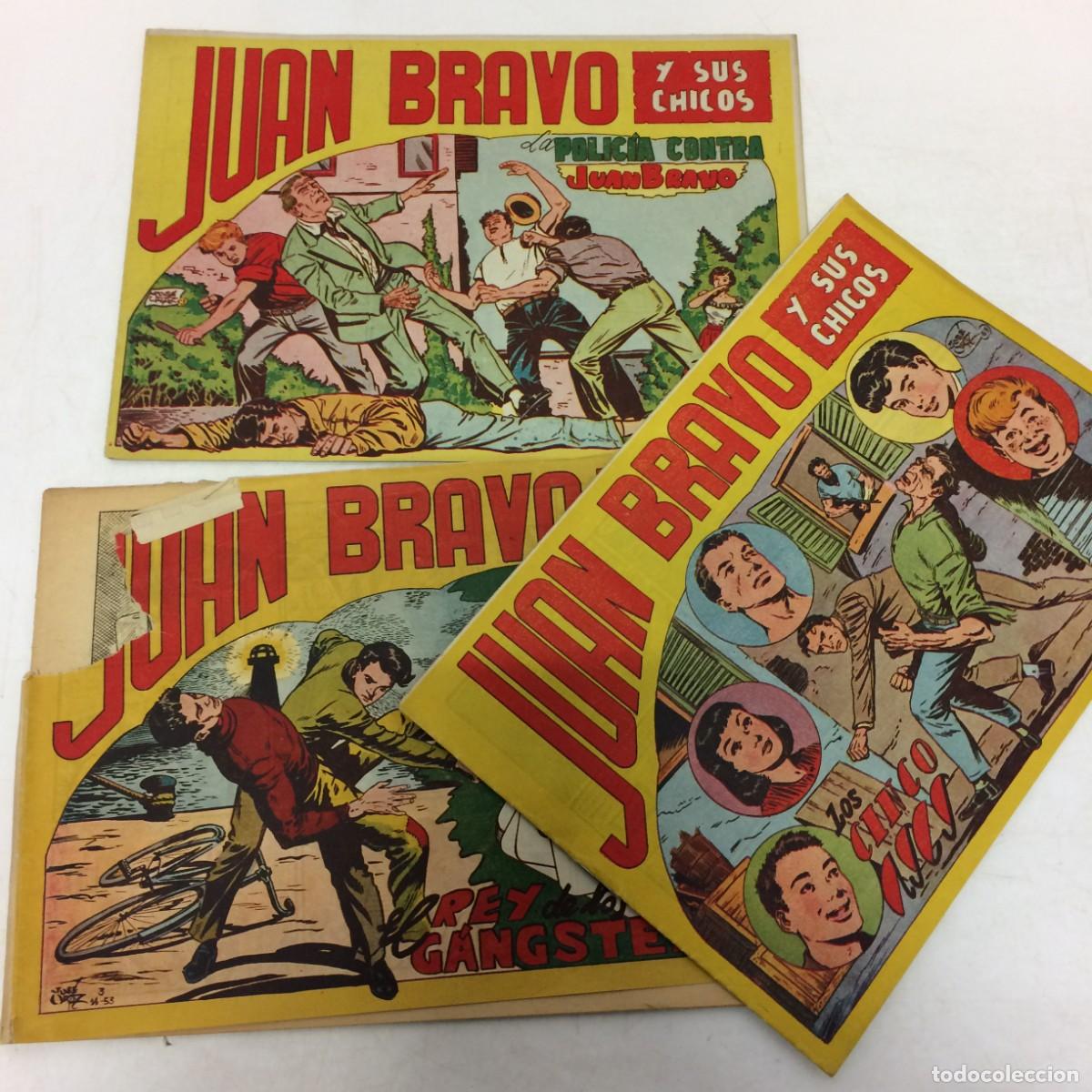 Tebeos: Lote de 3 Comics Editorial Maga - Juan Bravo y sus Chicos