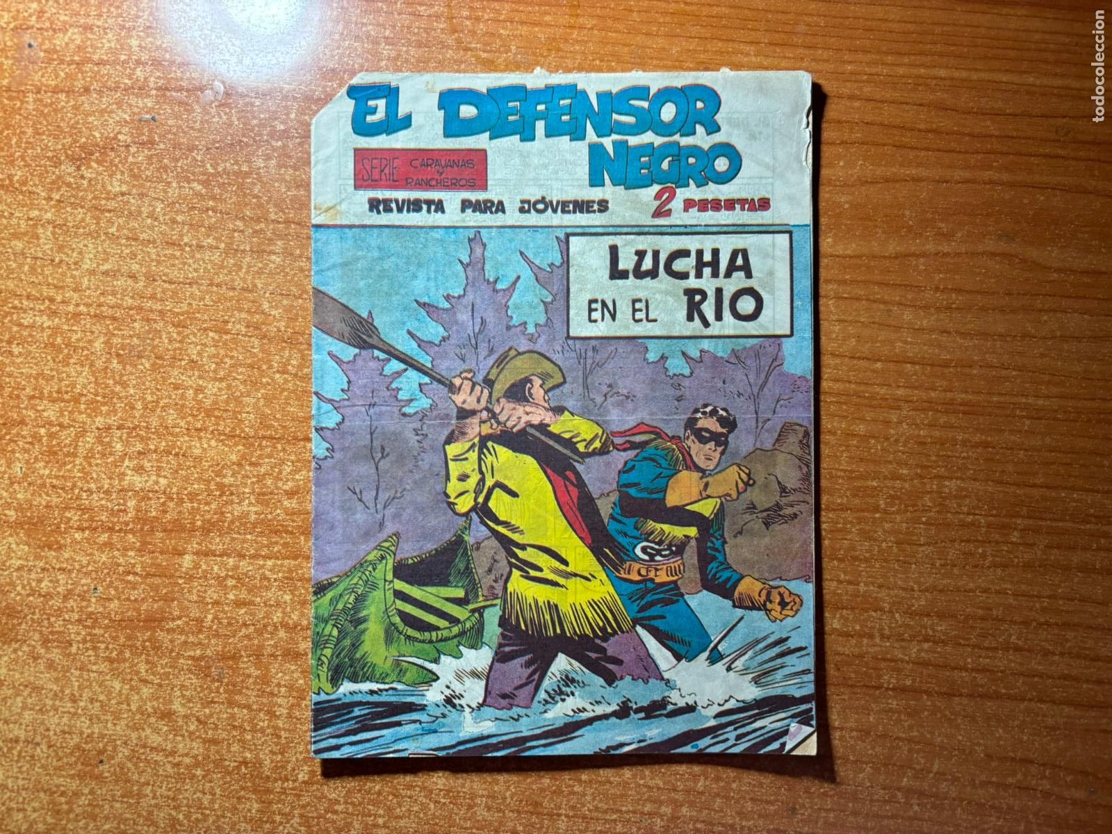 Tebeos: EL DEFENSOR NEGRO N&ordm; 34 EDITORIAL MAGA 1961 ORIGINAL
