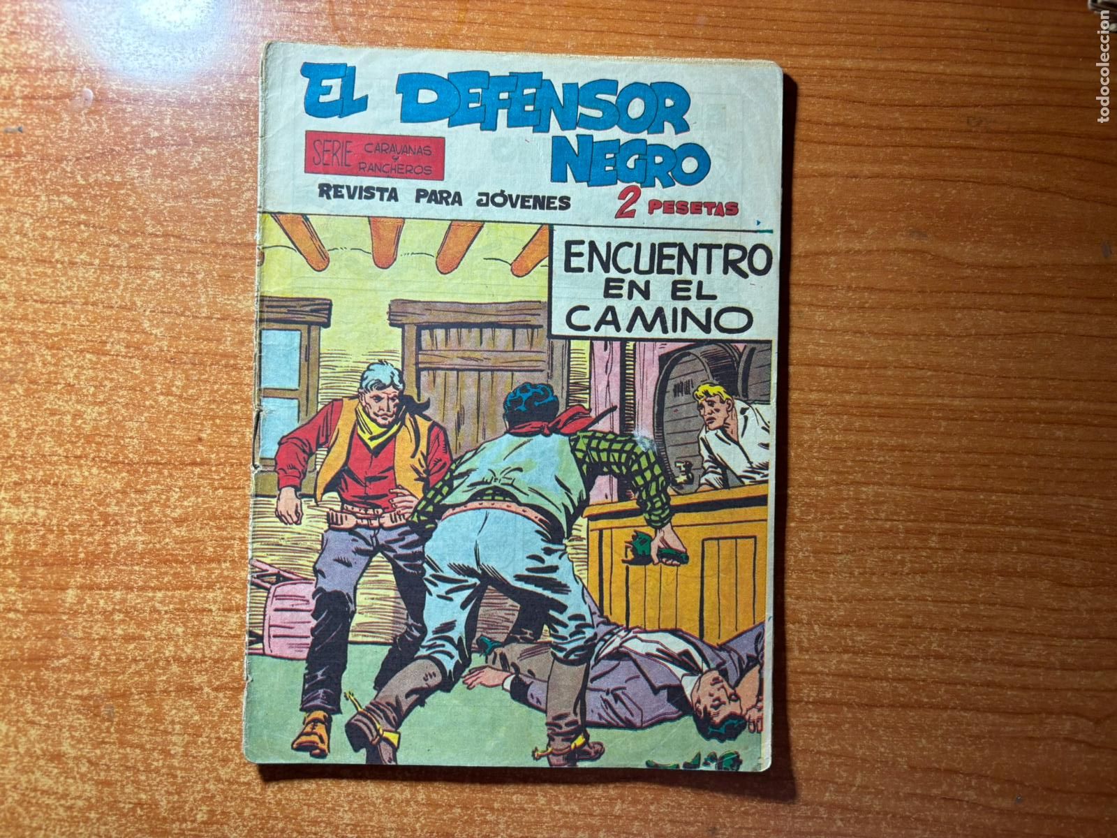 Tebeos: EL DEFENSOR NEGRO N&ordm; 29 EDITORIAL MAGA 1961 ORIGINAL
