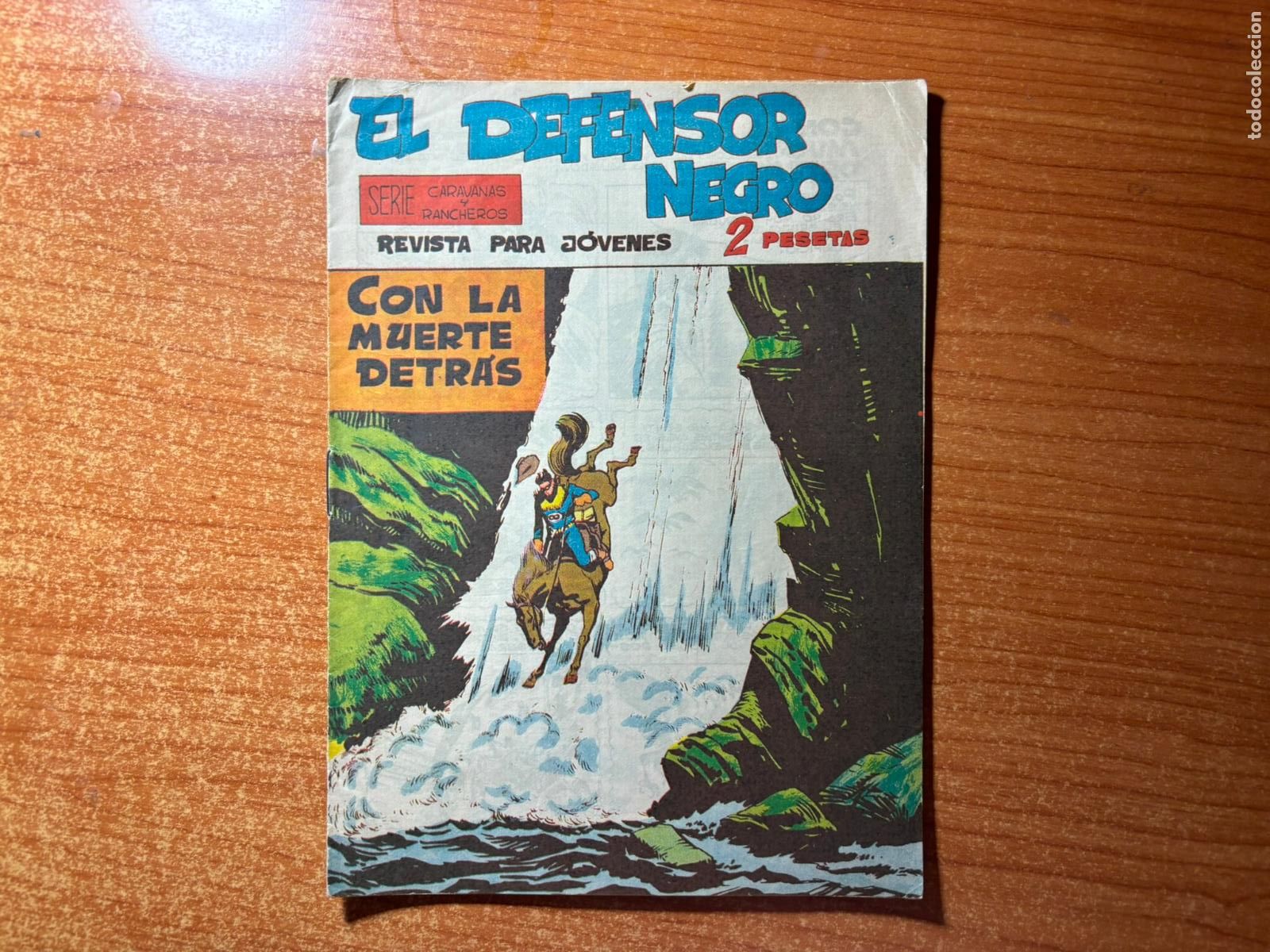 Tebeos: EL DEFENSOR NEGRO N&ordm; 15 EDITORIAL MAGA 1961 ORIGINAL - Foto 1