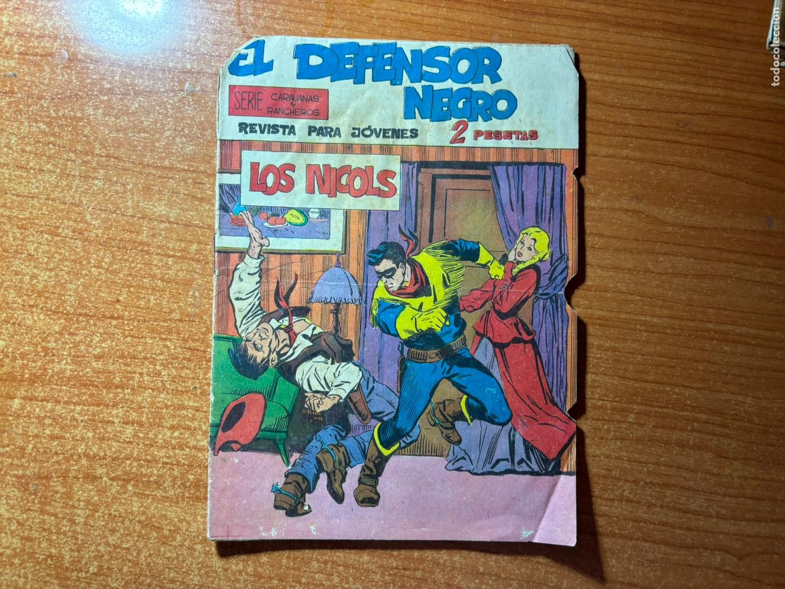 Tebeos: EL DEFENSOR NEGRO N&ordm; 4 EDITORIAL MAGA 1961 ORIGINAL