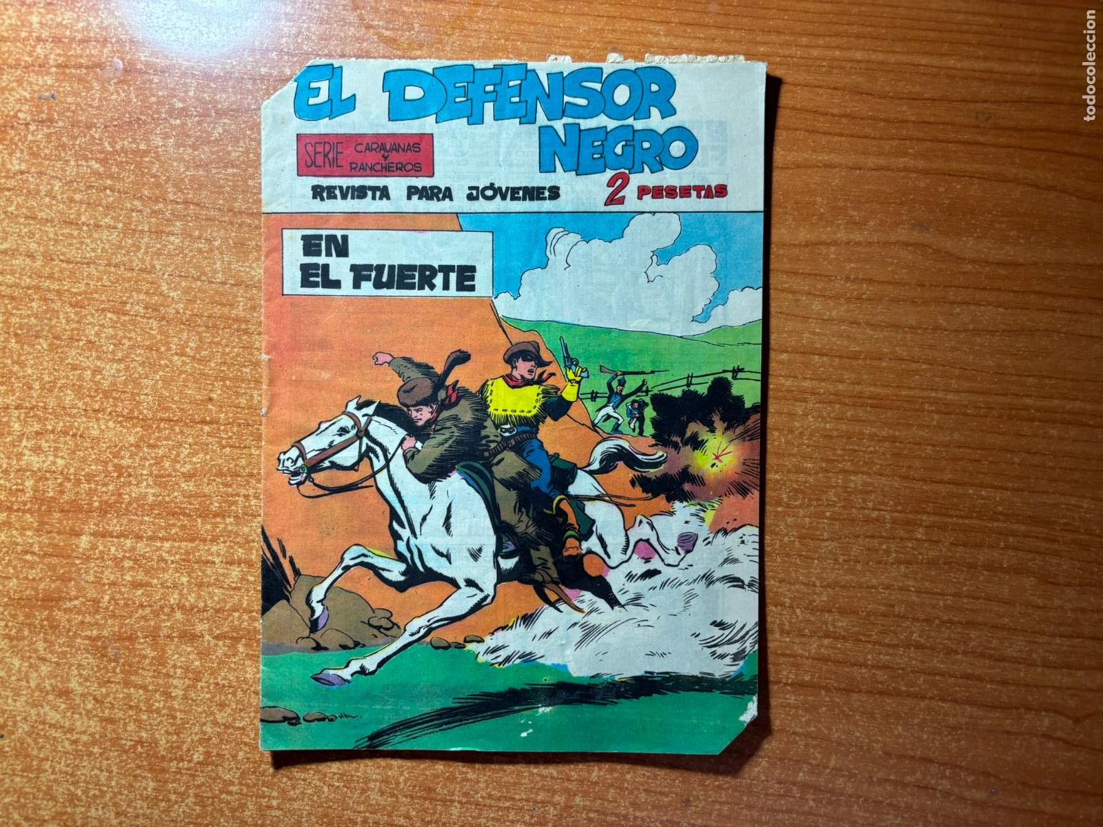 Tebeos: EL DEFENSOR NEGRO N&ordm; 11 EDITORIAL MAGA 1961 ORIGINAL